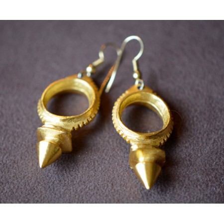 Native Matte Gold Earrings 